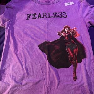 Marvel Wanda Scarlett Witch Vibrant Purple Tee